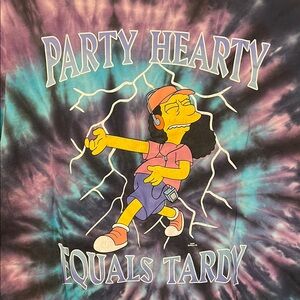 Vans Simpsons Tie-Dye Graphic T-Shirt